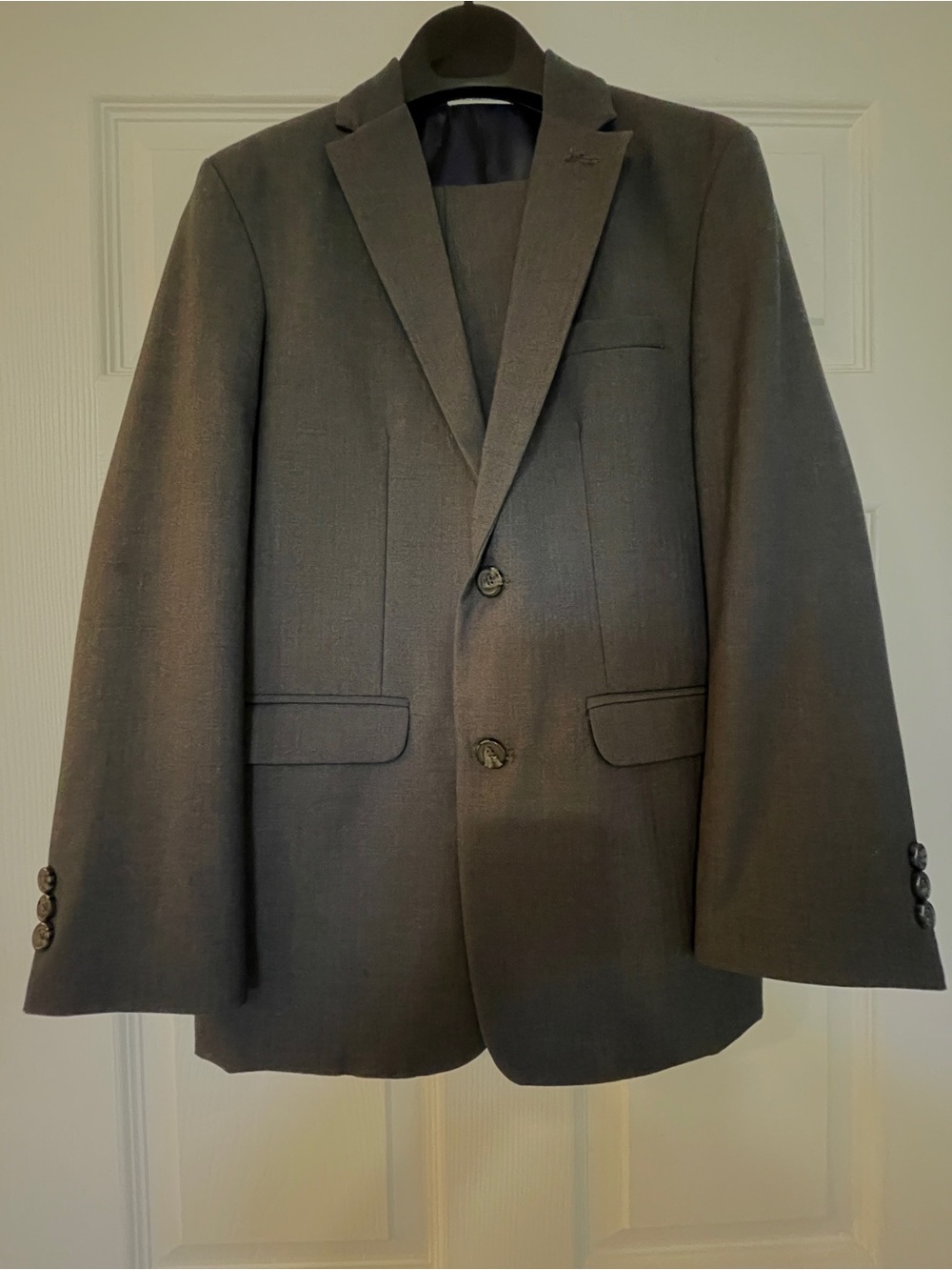 Boys Dark Gray Izod suit